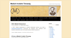 Desktop Screenshot of madach.hu