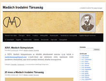 Tablet Screenshot of madach.hu